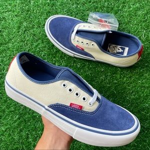 mens vans blue shoes